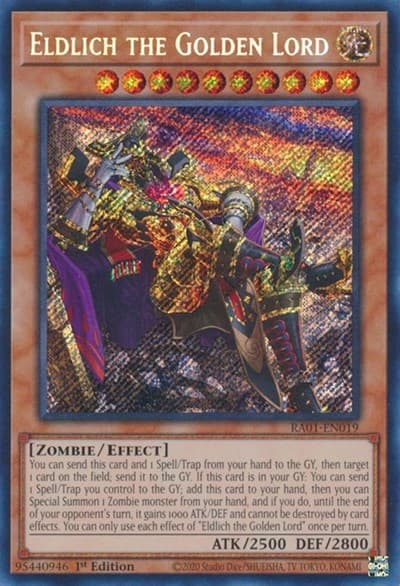 Eldlich the Golden Lord (Alternate Art) (Secret Rare)