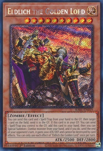 Eldlich the Golden Lord (Alternate Art) (Platinum Secret Rare)