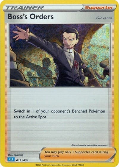 Boss's Orders [Giovanni] (CLB)
