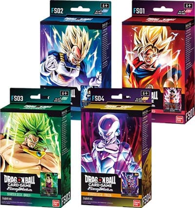 Starter Deck 1-4: Son Goku, Vegeta, Broly and Frieza [Set of 4]