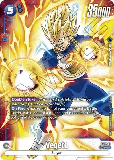 Vegeta - FS02-13 (Bonus Pack Alternate Art) #FS02-13
