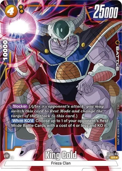 King Cold (Bonus Pack Alternate Art) #FS04-04
