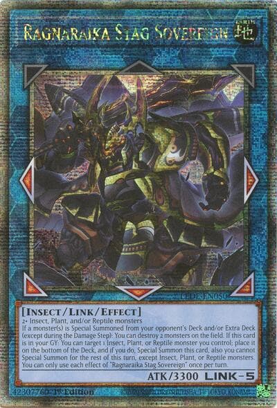 Ragnaraika Stag Sovereign (Quarter Century Secret Rare)