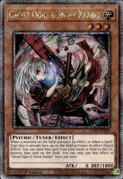 Ghost Ogre & Snow Rabbit (Alternate Art) (Quarter Century Secret Rare)