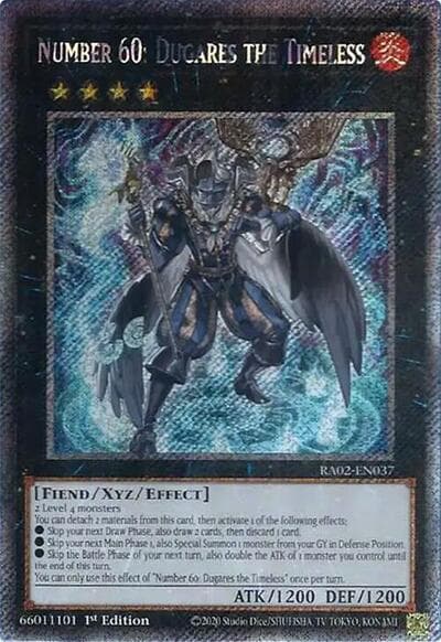 Number 60: Dugares the Timeless (Platinum Secret Rare)