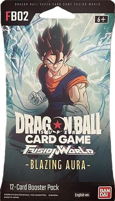 Blazing Aura Sleeved Booster Pack [Vegito]