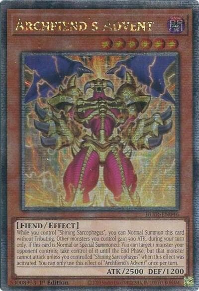 Archfiend's Advent (Quarter Century Secret Rare)