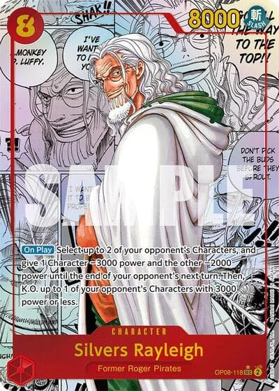 Silvers Rayleigh (Parallel) (Manga) #OP08-118