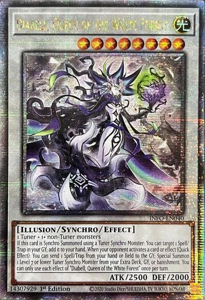 Diabell, Queen of the White Forest (Quarter Century Secret Rare)