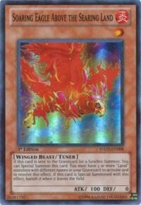 Soaring Eagle Above the Searing Land