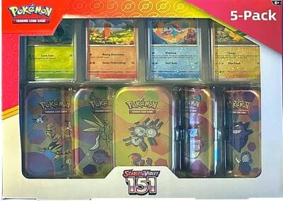 Costco Pokemon Scarlet & Violet 151 Mini Tin 5-pack (Magneton)