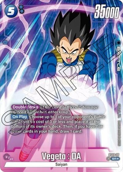 Vegeta : DA (Bonus Pack Alternate Art) #FS07-07