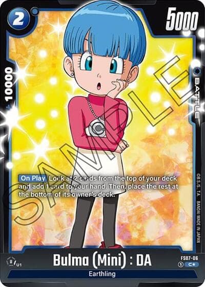 Bulma (Mini) : DA (Bonus Pack Alternate Art) #FS07-06