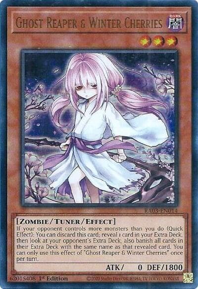 Ghost Reaper & Winter Cherries (Alternate Art) (UR)
