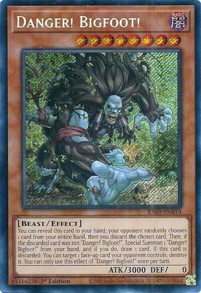 Danger! Bigfoot! (Secret Rare)