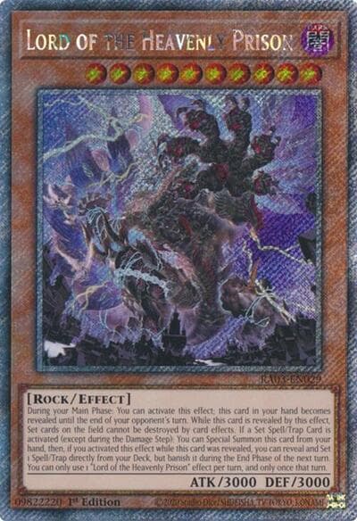 Lord of the Heavenly Prison (Platinum Secret Rare)