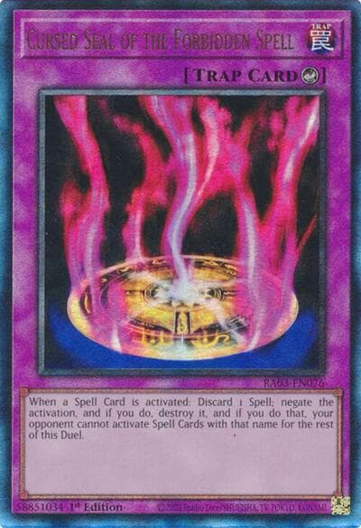 Cursed Seal of the Forbidden Spell (PUR)