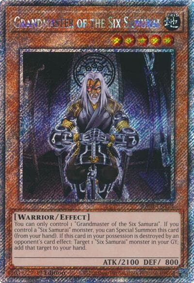 Grandmaster of the Six Samurai (Platinum Secret Rare)