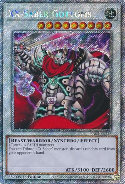 XX-Saber Gottoms (Platinum Secret Rare)