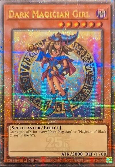 Dark Magician Girl (Quarter Century Secret Rare) (B)