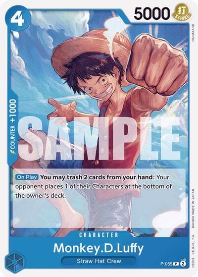 Monkey.D.Luffy (P-055) (Reprint)