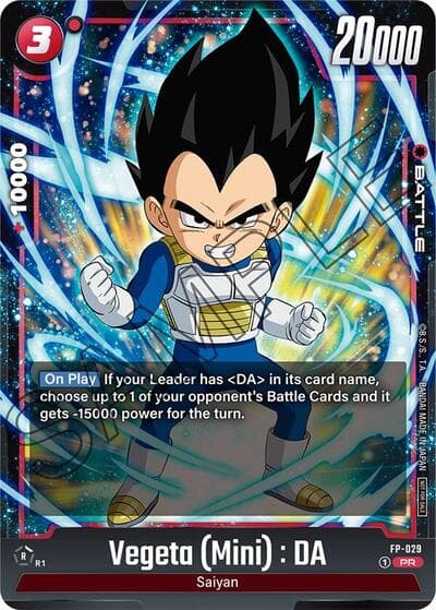 Vegeta (Mini) : DA - FP-029