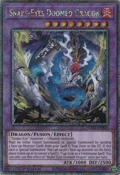 Snake-Eyes Doomed Dragon (Quarter Century Secret Rare)
