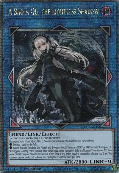 A Bao A Qu, the Lightless Shadow (Quarter Century Secret Rare)