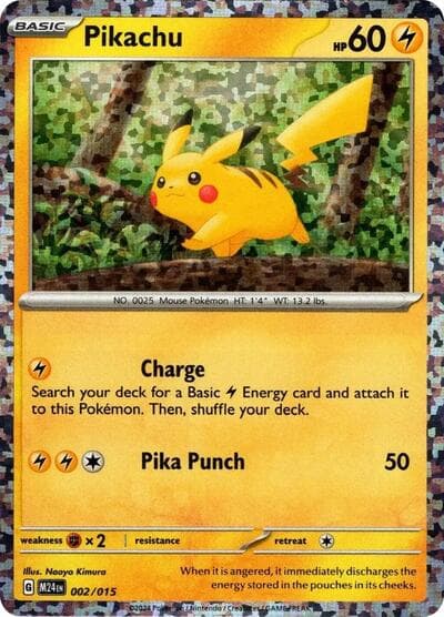Pikachu #002/015