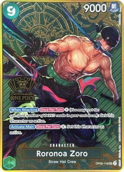 Roronoa Zoro (One Piece Japanese Version 2nd Anniversary Set)