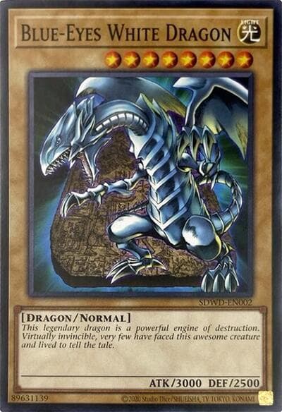 Blue-Eyes White Dragon (SDWD-EN002) (Unlimited Misprint)