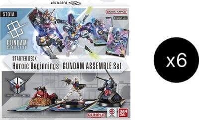 Starter Deck 01: Heroic Beginnings - Gundam Assemble Starter Set Display