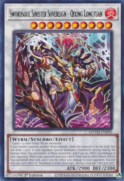 Swordsoul Sinister Sovereign - Qixing Longyuan