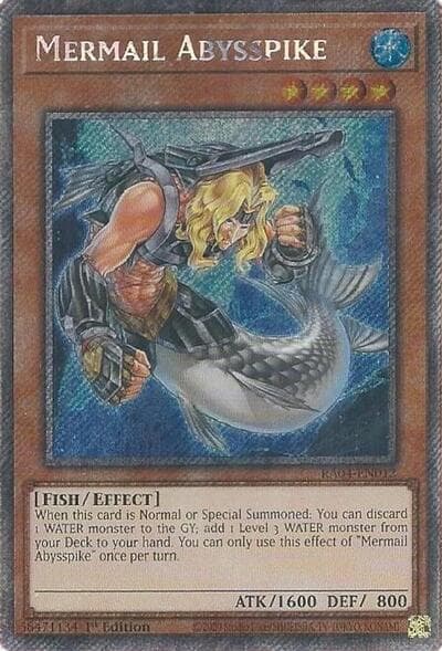 Mermail Abysspike (Platinum Secret Rare)
