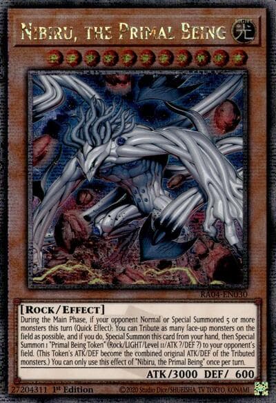 Nibiru, the Primal Being (New Art) (Quarter Century Secret Rare)