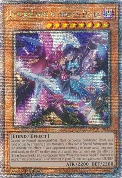 Evil Twins Ki-sikil & Lil-la (Quarter Century Secret Rare)