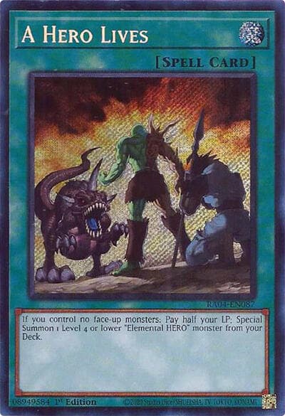 A Hero Lives (Secret Rare)