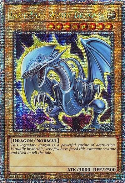 Blue-Eyes White Dragon (7th Art) (Quarter Century Secret Rare)