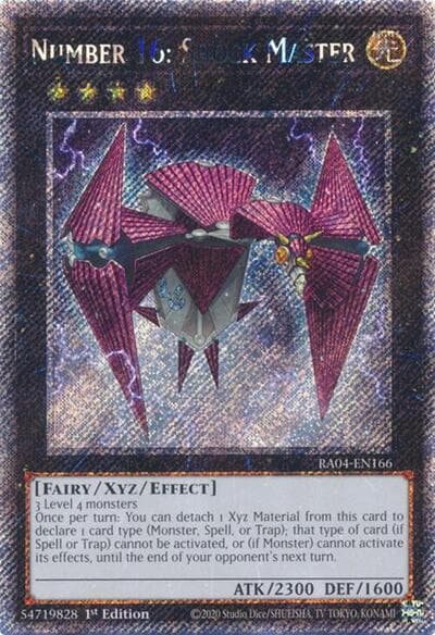 Number 16: Shock Master (Platinum Secret Rare)