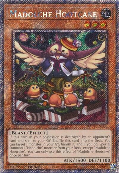 Madolche Hootcake (Platinum Secret Rare)