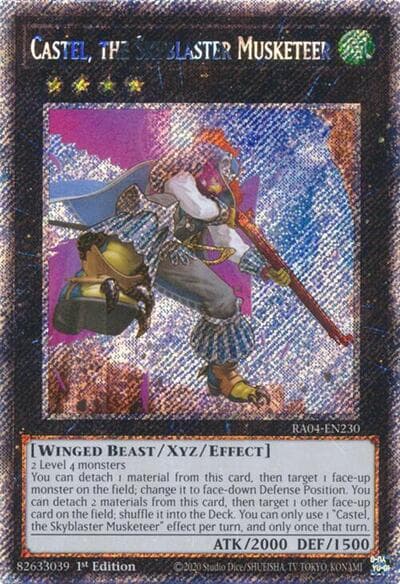 Castel, the Skyblaster Musketeer (Platinum Secret Rare)