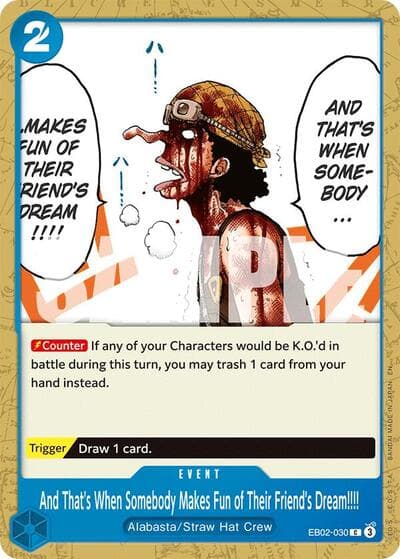 And That's When Somebody Makes Fun of Their Friend's Dream!!!!