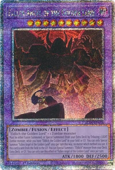Fallen Angel of the Golden Land (Quarter Century Secret Rare)