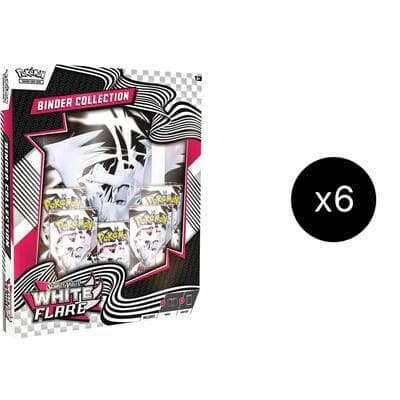 White Flare  Binder Collection Case
