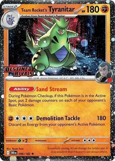 Team Rocket's Tyranitar (Prerelease)
