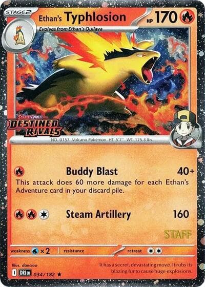 Ethan's Typhlosion (Prerelease) [Staff]