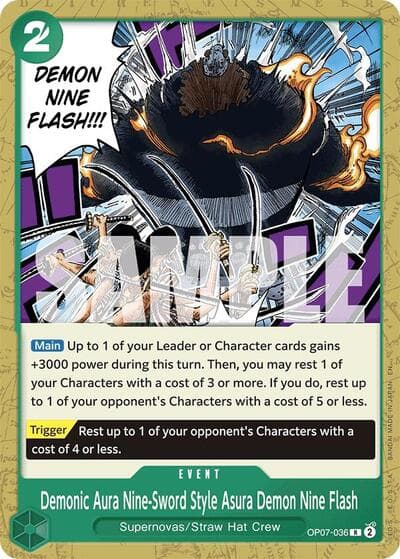Demonic Aura Nine-Sword Style Asura Demon Nine Flash (Reprint)