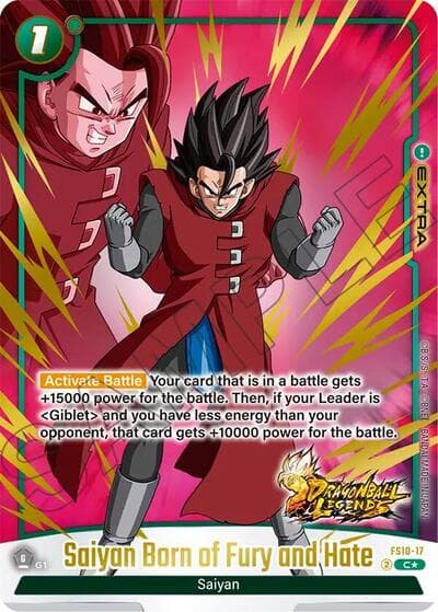 Saiyan Born of Fury and Hate (Bonus Pack Alternate Art)