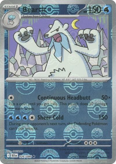 Beartic (Poke Ball Pattern)