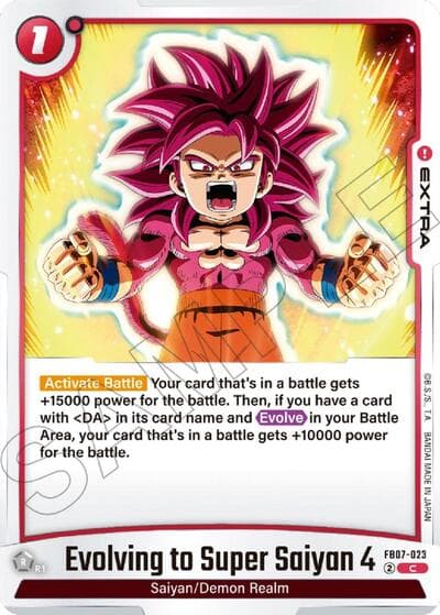Evolving to Super Saiyan 4